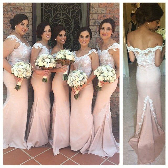 Lace Bridesmaid Dress Long Gown Pink Gowns Lace Bridesmaid Dress Long Gown Pink Gowns Mermaid Dresses White La On Luulla