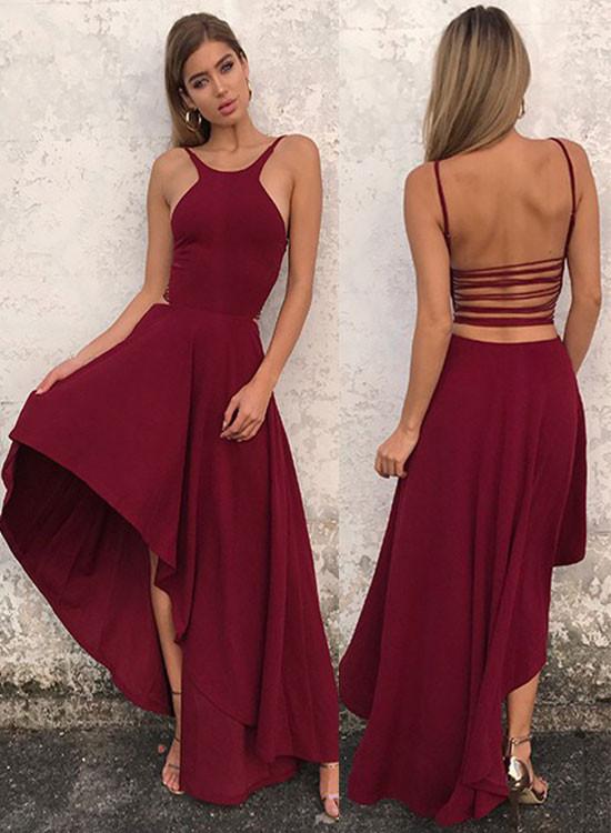 Red High Low Wedding Dresses