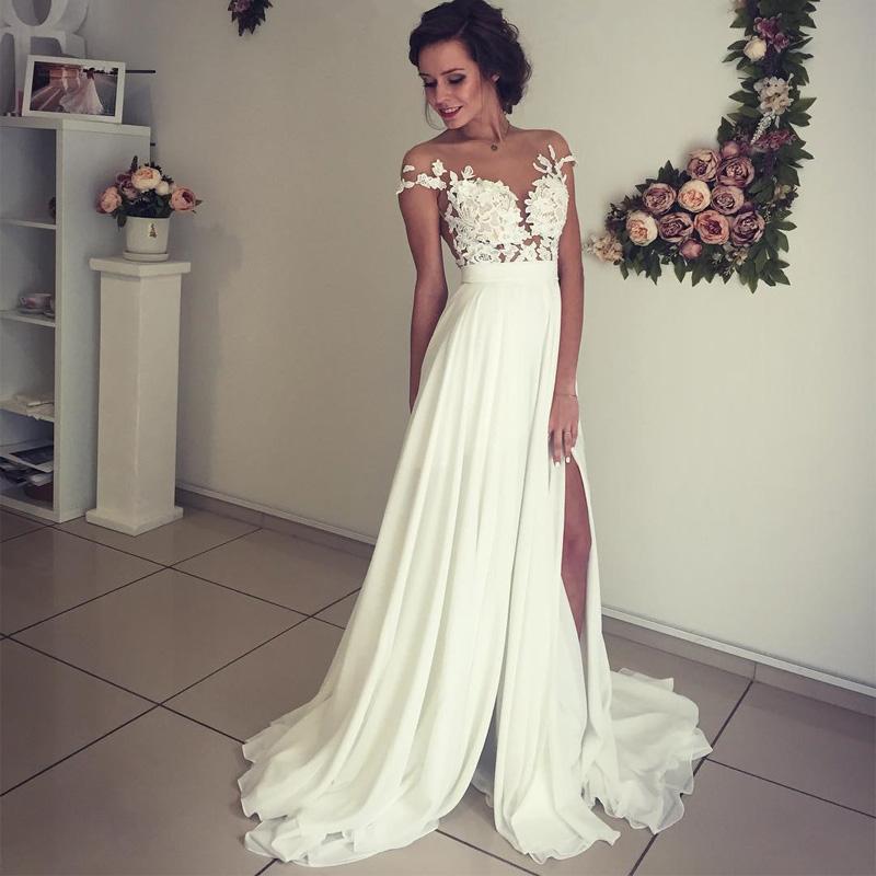 Beach Wedding Dresses With Sleeves 7